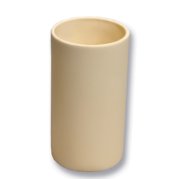 HIGH ALUMINA CRUCIBLE, CYLINDRICAL FORM